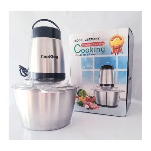 Cooking Hachoir bol Inox 1.8 L 4 Lames MODEL GERMANY
 Fiche Technique et Prix au Maroc