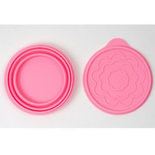 DWIRTY Boite de repas alimentaire pliable Ronde Rose
 Fiche Technique et Prix au Maroc