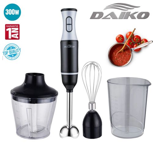 Daiko Mixeur plongeant - 4 en 1
 Fiche Technique et Prix au Maroc