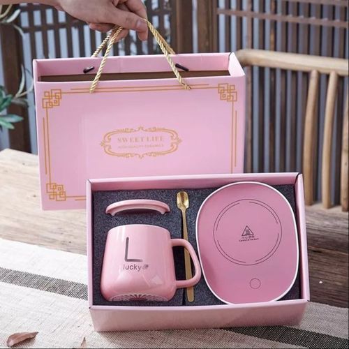 Lucky Tasses et Sous Tasse à Café en Céramique, Chauffe-café Cadeau
 Fiche Technique et Prix au Maroc