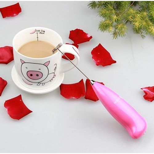 Mini mélangeur électrique -- Batteur À Oeufs---Mousseur À Lait et Café -----Mini Mixueur du crème - Rose
 Fiche Technique et Prix au Maroc