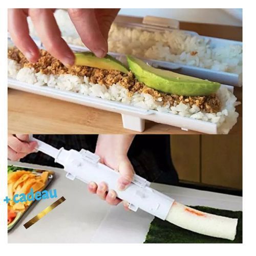 Offfre Appareil à sushis et makis à piston fait facile a la maison Perfect sushi
 Fiche Technique et Prix au Maroc