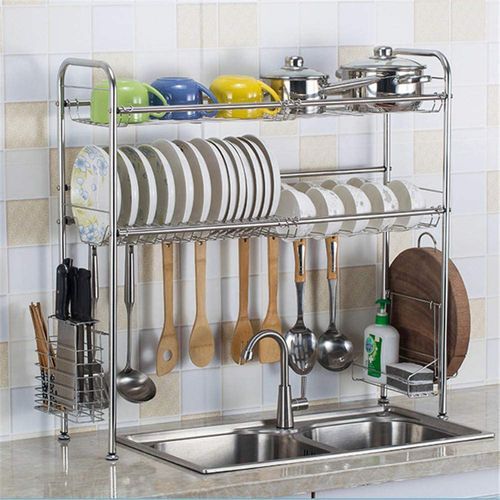 Offfre Égouttoir à Vaisselle en inox Tablette de rangement de cuisine
 Fiche Technique et Prix au Maroc