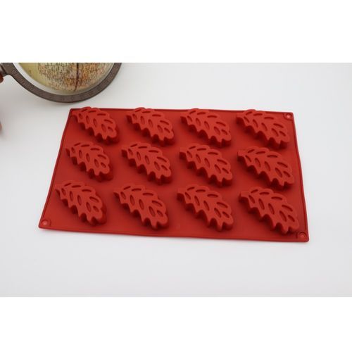 Offfre Moule à biscuits en silicone 12 cavités en forme de feuille
 Fiche Technique et Prix au Maroc