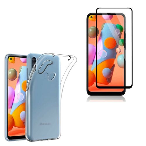 Pack Protection 360° : Coque Transparent Samsung M11 + Film Vitre Protection Ecran
 Fiche Technique et Prix au Maroc