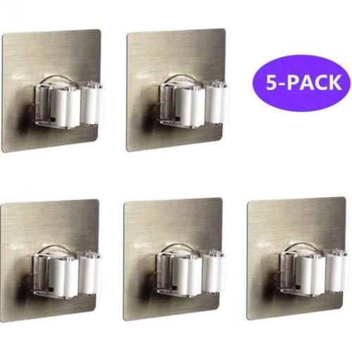 Pack de 5 porte balais mural autocollant magique
 Fiche Technique et Prix au Maroc