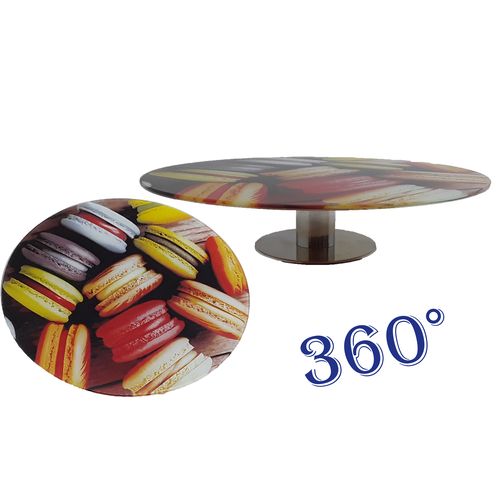 Plateau Tournant de gâteau, plateau tournant de décoration de gâteau
 Fiche Technique et Prix au Maroc