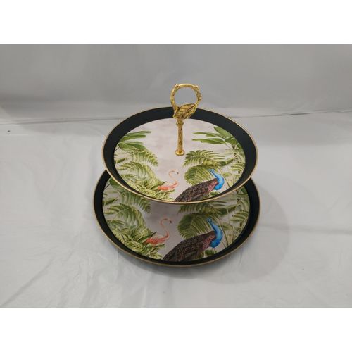 Prima Plateau 2 Etage Tropical - Plastique 25x30cm
 Fiche Technique et Prix au Maroc