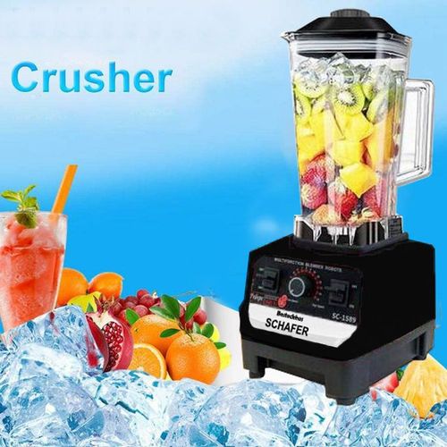 Schafer Mixeur Ultra Puissant 3000W & 15 Vitesses, Bol 2L incassable & lame à 6 têtes
 Fiche Technique et Prix au Maroc