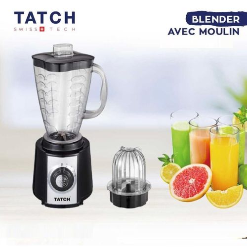 TATCH Blender Avec Moulin Haut Qualité ( Incassable )
 Fiche Technique et Prix au Maroc