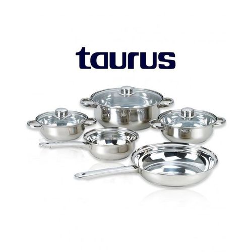 Taurus Batterie de Cuisine MURCIA 8 Pièces Inox & Verre
 Fiche Technique et Prix au Maroc