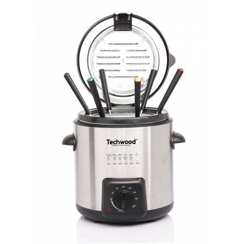 Techwood FONDUE FRITEUSE INOX
 Fiche Technique et Prix au Maroc