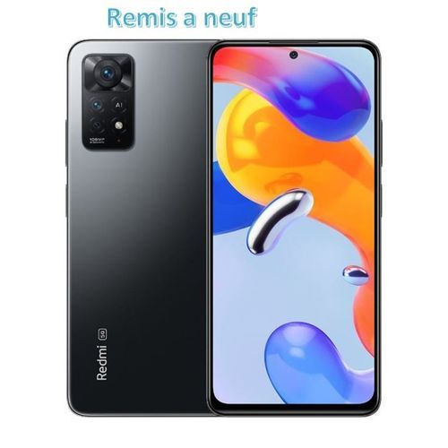 XIAOMI REDMI NOTE 11 PRO-6GB/128GB-GRAPHITE GRAY-chargeur non inclus-Remis a neuf
 Fiche Technique et Prix au Maroc
