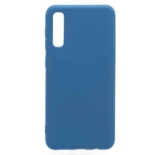 coque en silicone liquide souple pour Samsung A30S avec protection d'écran -Bleu
 Fiche Technique et Prix au Maroc