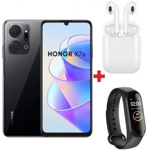 Honor X7a - 6,67'' FHD+ - 4 Go/128 Go - 48MP  - 5000mAh - Noir + Band + Écouteur
 Fiche Technique et Prix au Maroc