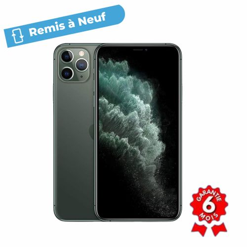 Apple iPhone 11 Pro Max - 6.5" - 4GB + 64 GB - Vert - Remis à neuf - Garantie 6 mois
 Fiche Technique et Prix au Maroc
