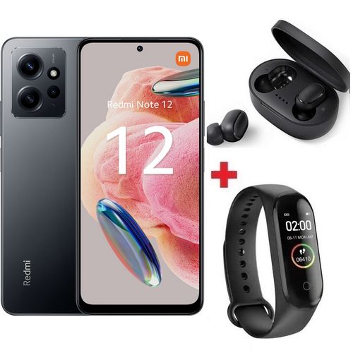XIAOMI Redmi Note 12  Amoled 6,67″(8Go, 128Go) Snapdragon 680 - 50MP- Grey + Band + Écouteur Offert
 Fiche Technique et Prix au Maroc