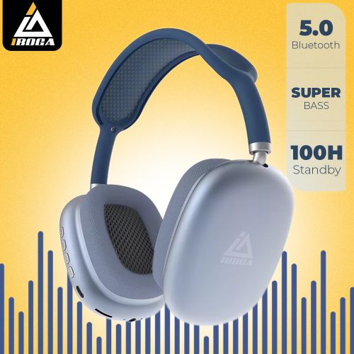 iboga Casque sans fil TWS True Stereo Max Bluetooth 5.0 super bass avec microphone Bleu
 Fiche Technique et Prix au Maroc