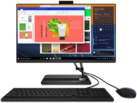 Lenovo Ideacentre AIO 3 24ALC6 - Ordinateur de Bureau Tout-en-Un 23.8" FHD (AMD Ryzen 7 5700U, 8Go RAM, 512Go SSD, AMD Radeon Graphics, Windows 11 Home) Clavier AZERTY (Français) et Souris USB - Noir Fiche Technique et Prix au Maroc