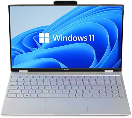 GREFIC Ordinateur Portable PC Poratble Laptop Notebook 15,6" Pouces écran FHD IPS Intel Celeron N5105 Intel UHD Graphics 16Go de RAM SSD 512Go Windows 11 Pro Chassis Métal Bluetooth USB 3.0 Wi-FI Fiche Technique et Prix au Maroc