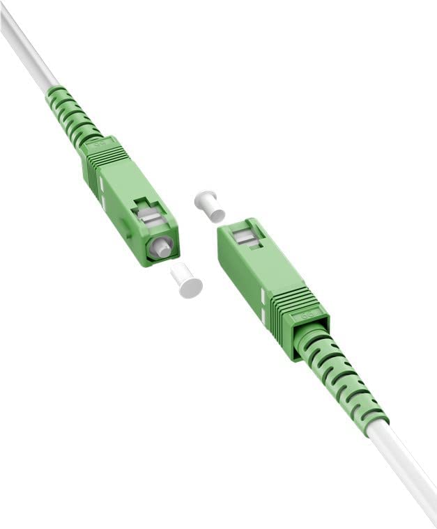 goobay 59605 Câble à fibre optique (FTTH) / monomode (OS2) Simplex/SC APC (8°) mâle vers SC-APC (8°) mâle/Câble à fibre optique / 25 mètres Avis, Fiche Technique et Prix au Maroc