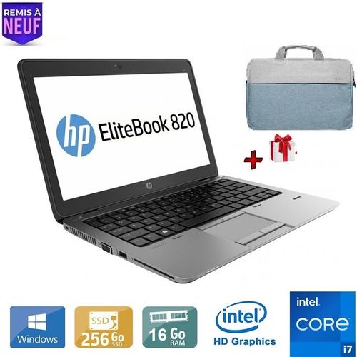 Hp EliteBook 820 G3 CORE i7-6600U - 16Go DDR4 , 256Go SSD - (Remis à Neuf)
 Fiche Technique et Prix au Maroc