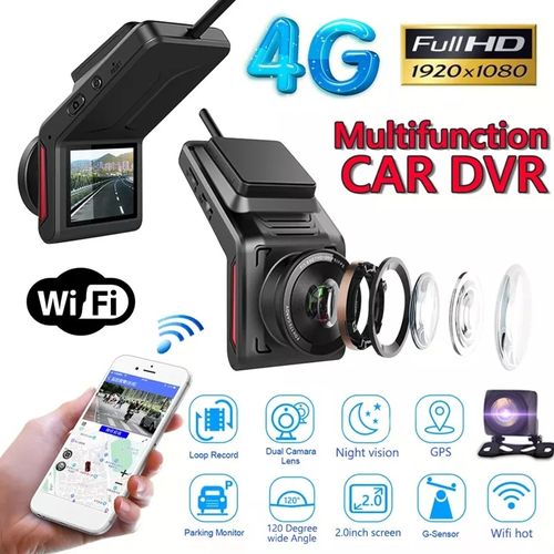 K18 voiture DVR Dash Cam avec caméra de recul 1080P
 Fiche Technique et Prix au Maroc