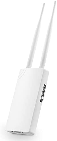mokerlink Outdoor Wireless AP, 2.4GHz 300Mbps WiFi Access Point with 2 * 5dbi Antenna, 24V PoE Power, IP65 Weatherproof, 2x100M Ethernet Ports Fiche Technique et Prix au Maroc
