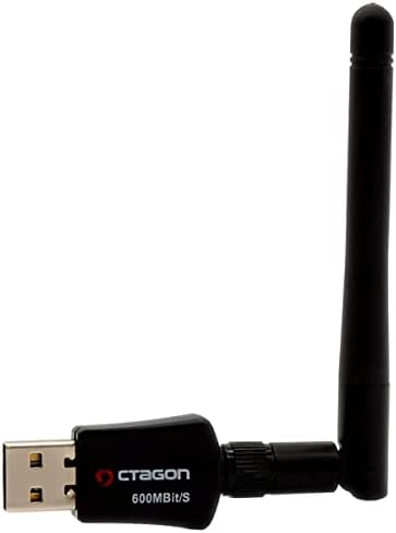 Octagon WL618 Optima Wi-Fi 600 Mbit/s + 2 dBi Adaptateur USB 2.0 avec double bande 2.4 & 5G VU+, Gigablue, Protek et autres récepteurs satellite avec E2 Enigma2 et ordinateur Fiche Technique et Prix au Maroc