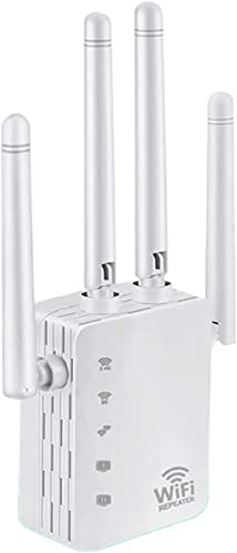 Répéteur WiFi, WiFi Range Extender sans Fil Amplificateur WiFi 1200Mbps Dual Bande 2,4 & 5GHz WiFi Booster avec Port Ethernet Jusqu'à 120m², Facile à Installer, Compatible Toutes Les Routeur Avis, Fiche Technique et Prix au Maroc