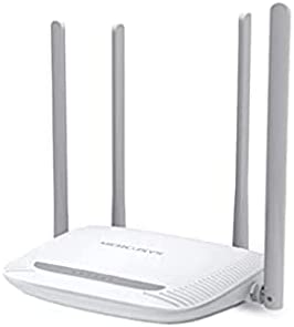 Mercusys Routeur WiFi N300 débit WiFi jusqu'à 300 Mbps, WiFi bande de 2,4GHz, 5 ports (4 ports Ethernet ), 4 antennes multidirectionnelles haute gain 5 dBi, Blanc, MW325R Fiche Technique et Prix au Maroc