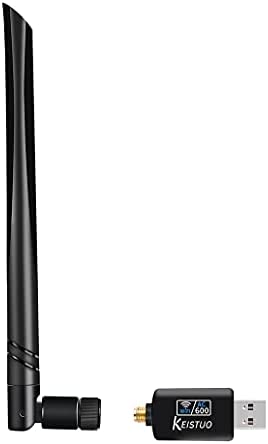 Clé WiFi USB pour PC: Antenne 5dBi Double Bande (5 GHz/433Mbps & 2,4 GHz/150Mbps) Adaptateurs USB WiFi pour Windows 7 8 8.1 10 11 Mac OS WiFi USB Dongle Fiche Technique et Prix au Maroc