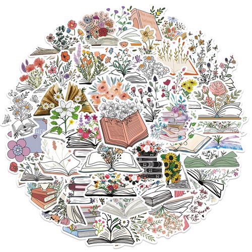 25 U02 Cartoon Book Flowers Graffiti Stickers For Kids Luggage Guitar Motorcycle Car Laptop
 Fiche Technique et Prix au Maroc