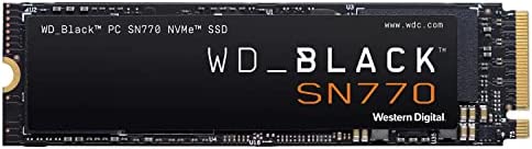 WD_Black SN770 SSD de Jeu M.2 2280 PCIe Gen4 NVMe jusqu'à 5000 Mo/s de Lecture Fiche Technique et Prix au Maroc