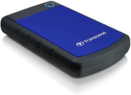 Transcend 2 To StoreJet 25H3B - 2.5" Disque dur externe Anti-choc (Bleu marine) TS2TSJ25H3B Fiche Technique et Prix au Maroc