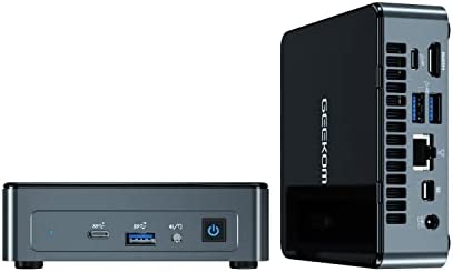 GEEKOM Mini PC, Mini Air11 N5095 Mini PC de Bureau 8+256GB, Windows 11 Pro Dual Display|4K UHD|Dual WiFi|HDMI|VESA pour Le Travail,l'éducation,HTPC Fiche Technique et Prix au Maroc