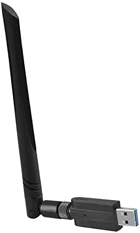 Clé WiFi USB 3.0 1200Mbps Dual Band - 2 Antennes Détachables 5dBi, Compatible Windows, Mac, Linux