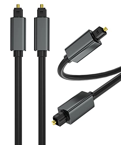 RUXELY Câble Optique Audio 3M (2 Pack),Cordon TPE à Fibre Optique Numérique Toslink pour Barre de Son,TV,Blue-ray,Lecteur DVD,Amplificateur,PS3 PS4 PlayStation Xbox,HiFi Home Cinéma,S/PDIF,ADAT,DTS Avis, Fiche Technique et Prix au Maroc