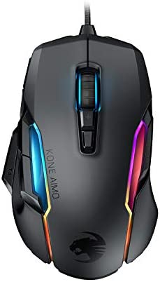 Roccat Kone AIMO Souris Gaming (remastered) – Capteur Optique Owl-Eye Haute Précision (de 100 à 16.000 DPI), Noir Fiche Technique et Prix au Maroc