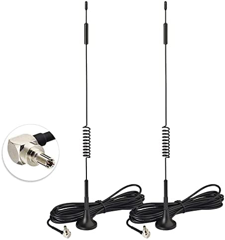 Bingfu Antenne 4G LTE 7dBi Connecteur Prize CRC9 Base Magnétique avec 3M Câble pour Orange, SFR,Bouygues Telecom,Free Mobile Huawei Routeur Mobile WiFi Hospot Modem Passerelle, 2 Paquets Fiche Technique et Prix au Maroc