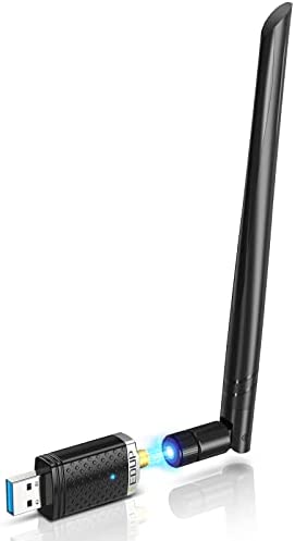 EDUP USB WiFi 1300Mbps Adaptateur avec Antenne pour Les Jeux, USB3.0 Double Bande Dongle 5dBi pour PC Compatible avec Windows XP/Vista / 7/8/10 Mac, Pilote Flash USB Inclus Fiche Technique et Prix au Maroc