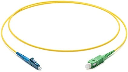 Corning Câble patch en fibre optique 2,0 mm – Single mode Simplex : LC UPC Simplex vers SC APC Simplex 2 m (jaune) – SMF Ultra Avis, Fiche Technique et Prix au Maroc