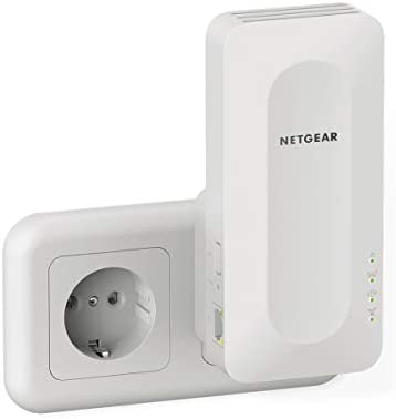 NETGEAR Répéteur WiFi 6 (EAX15), Amplificateur WiFi AX1800, Repeteur WiFi Puissant couvre jusqu'à 100 m², 1.8 Gigabit/s, WiFi Extender compatible toutes Box, WiFi Booster 1 seul nom de réseau WiFi Avis, Fiche Technique et Prix au Maroc