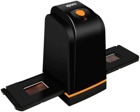 Kenro Scanner portable haute résolution 35 mm pour films et diapositives convertit les films de diapositives de 35 mm et les négatifs USB scanner prend en charge Windows 7/8/10 - KNSC202 Fiche Technique et Prix au Maroc