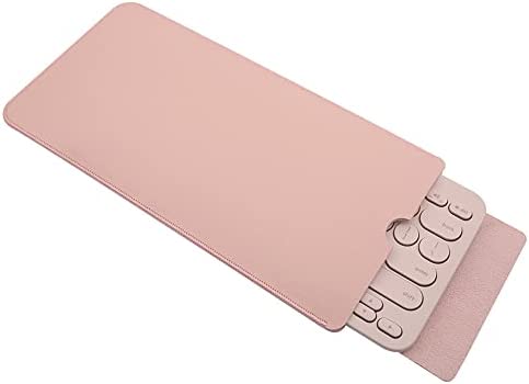 Hosoncovy Étui de protection en cuir PU pour clavier multifonction Logitech K380 Rose Fiche Technique et Prix au Maroc