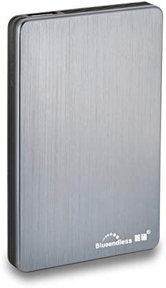Blueendless Disque Dur Externe Portable avec USB3.0 pour Ordinateur de Bureau et Portable 6,3 cm 500 Go Gris Fiche Technique et Prix au Maroc
