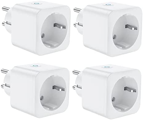 Prise Connectée WiFi, Prise Intelligente 16A Compatible avec Alexa Google Home avec Contrôle Vocal, Prise de Courant Contrôle à Distance via APP, Minuteur Prise avec Fonction Minuterie (pack 3) Fiche Technique et Prix au Maroc