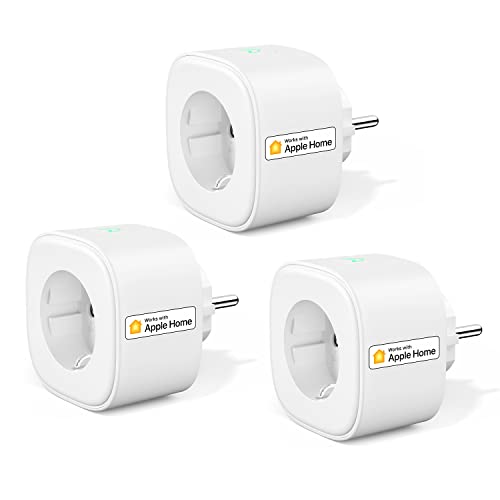 Meross Prise Connectée (Type F), Prise Intelligente Compatible avec Apple HomeKit, Siri, Alexa, Google Home et SmartThings, Prise Programmable WiFi avec Commande Vocale et Contrôle à Distance (3) Fiche Technique et Prix au Maroc