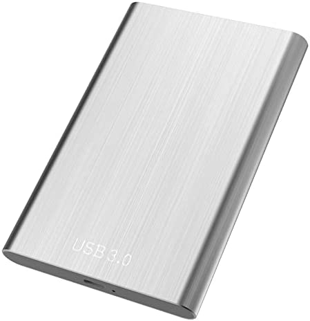 Riyth Disque Dur Externe 2to,Disque Dur Externe Ultra-Mince 2.5" USB 3.0, SATA, Stockage HDD Compatible avec Xbox One, PC, Laptop,Desktop,Chromebook,TV.A(2To,Argent) Fiche Technique et Prix au Maroc