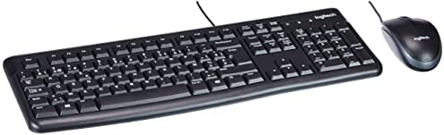 Logitech MK120 Combo Clavier et Souris Filaire pour Windows, Souris Optique Filaire, Clavier Taille Standard, Plug-and-Play USB, Compatible avec PC, Ordinateur Portable, Clavier Belge AZERTY - Noir Fiche Technique et Prix au Maroc